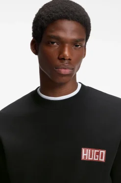 Relaxed-fit sweatshirt with digital print
