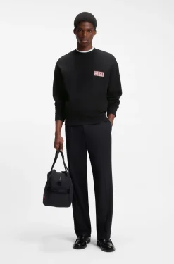 Relaxed-fit sweatshirt with digital print