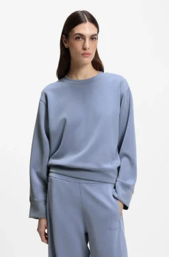 Relaxed-fit sweatshirt with logo embroidery