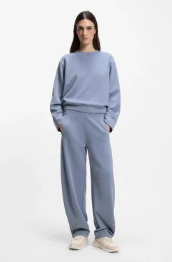 Relaxed-fit sweatshirt with logo embroidery