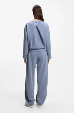 Relaxed-fit sweatshirt with logo embroidery
