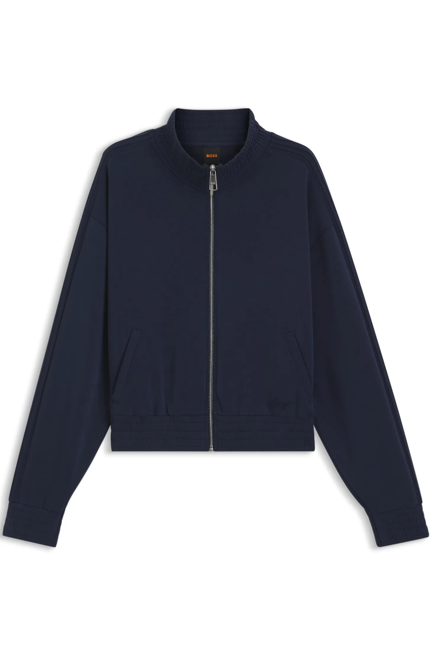 Relaxed-fit sweatshirt with piping details