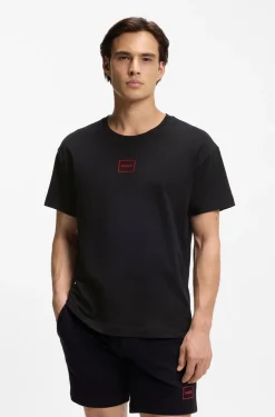 Relaxed-fit top with high-density logo print