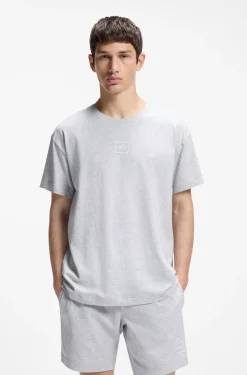 Relaxed-fit top with high-density logo print