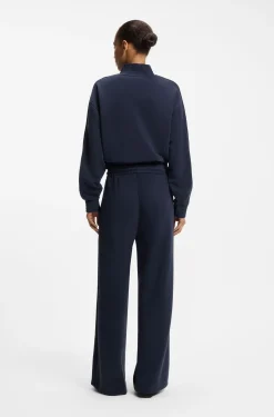 Relaxed-fit tracksuit bottoms with piping details