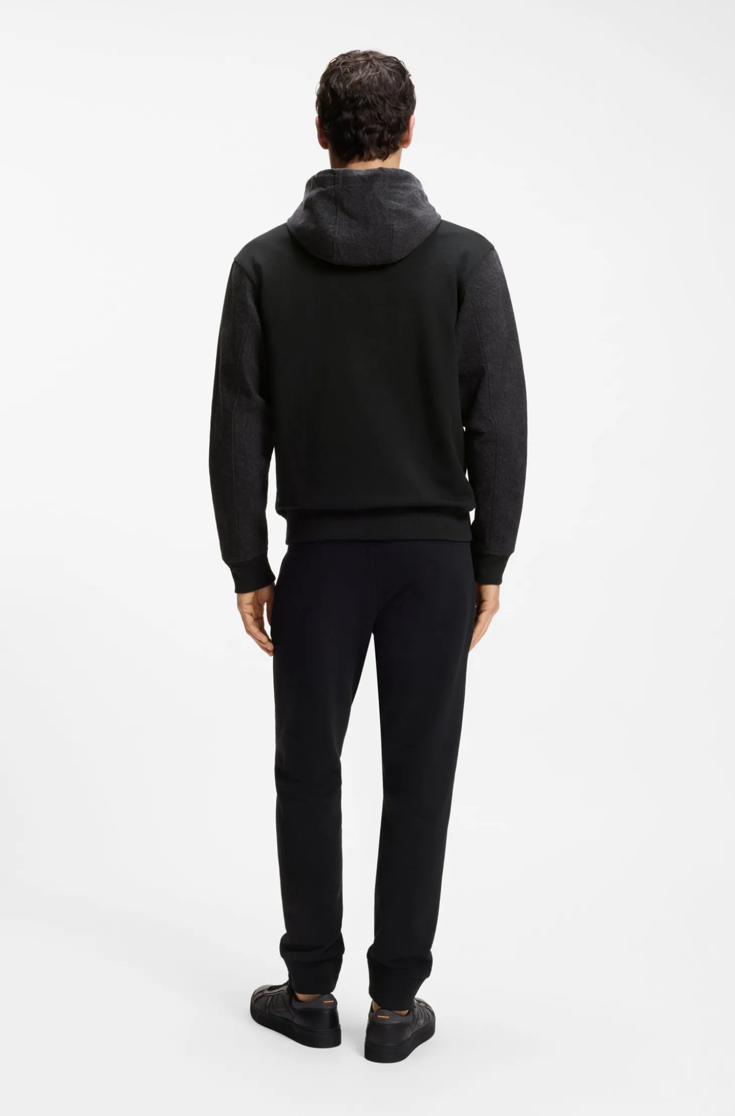 Relaxed-fit tracksuit set in cotton terry