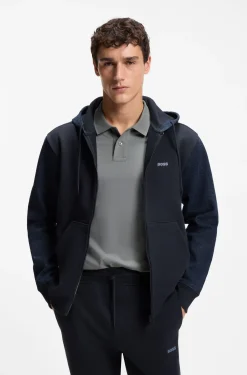 Relaxed-fit tracksuit set in cotton terry