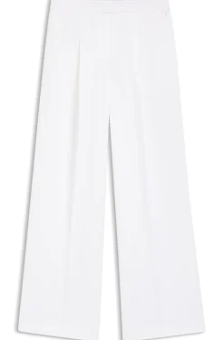 Relaxed-fit trousers in a linen blend