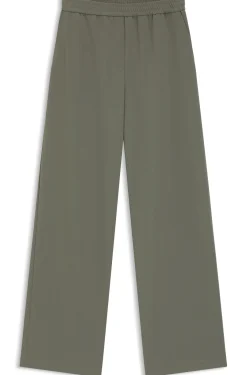 Relaxed-fit trousers in anti-static Japanese crepe