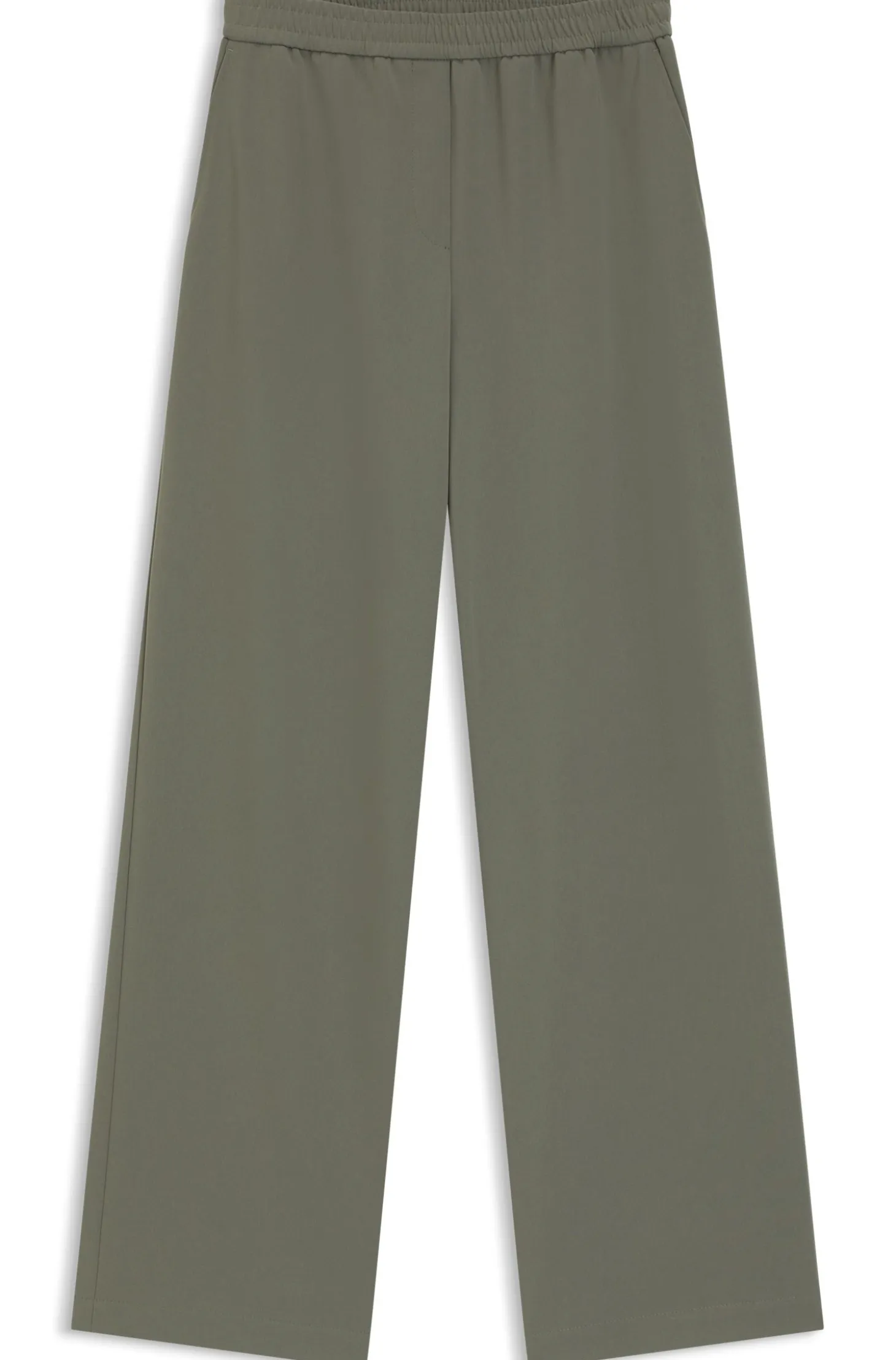 Relaxed-fit trousers in anti-static Japanese crepe