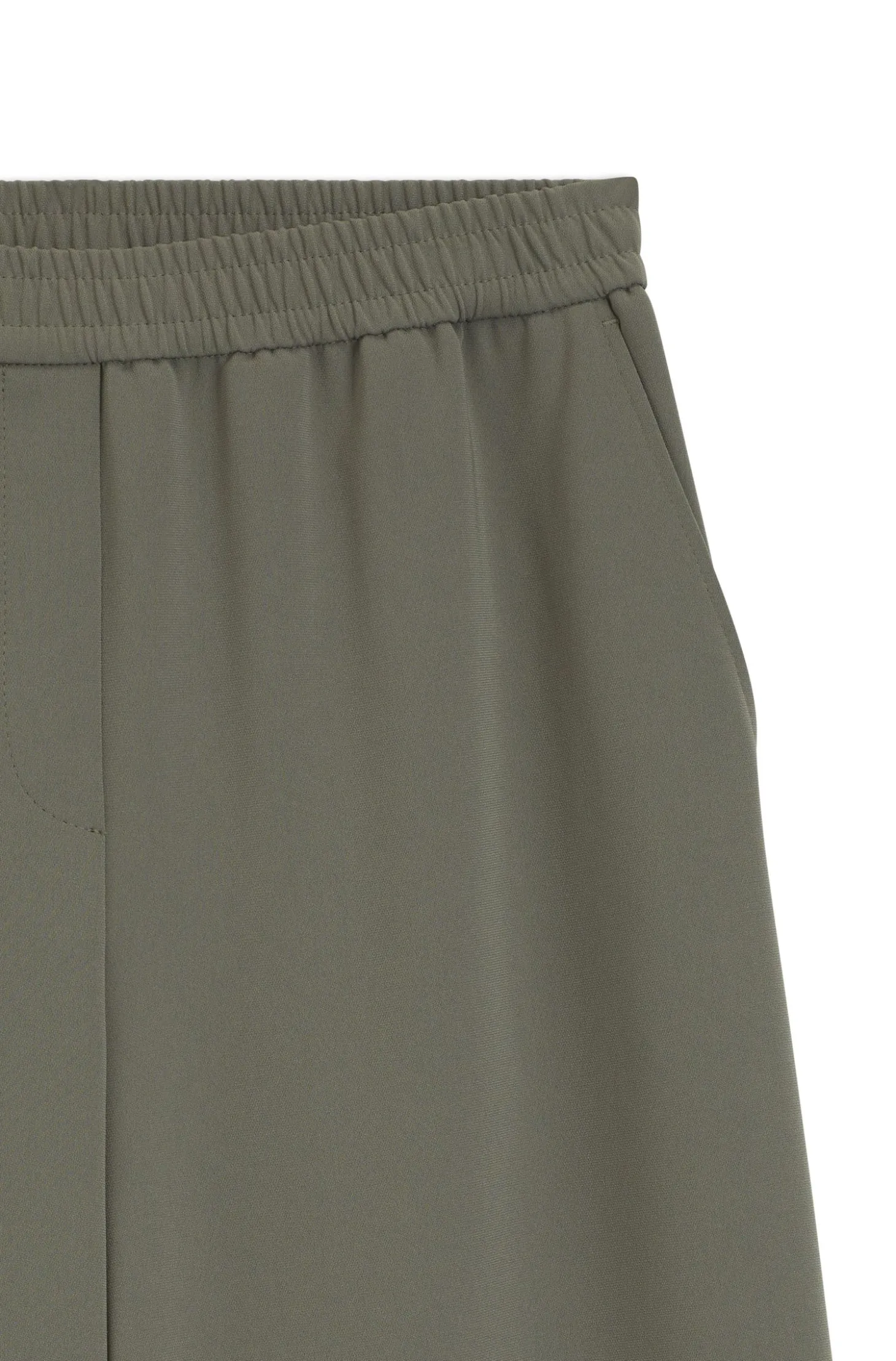 Relaxed-fit trousers in anti-static Japanese crepe