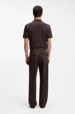 Relaxed-fit trousers in cotton twill