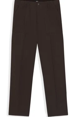 Relaxed-fit trousers in cotton twill