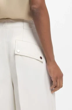 Relaxed-fit trousers in cotton canvas