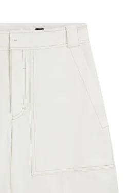 Relaxed-fit trousers in cotton canvas