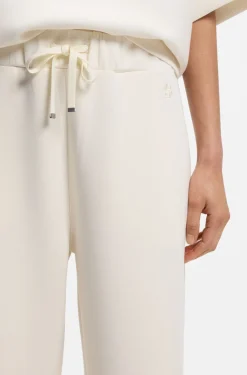 Relaxed-fit trousers in double-layer scuba jersey