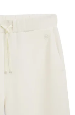 Relaxed-fit trousers in double-layer scuba jersey