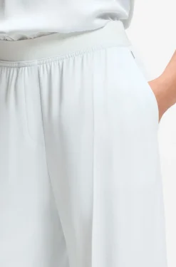 Relaxed-fit trousers in fluid crepe