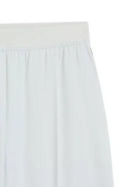 Relaxed-fit trousers in fluid crepe
