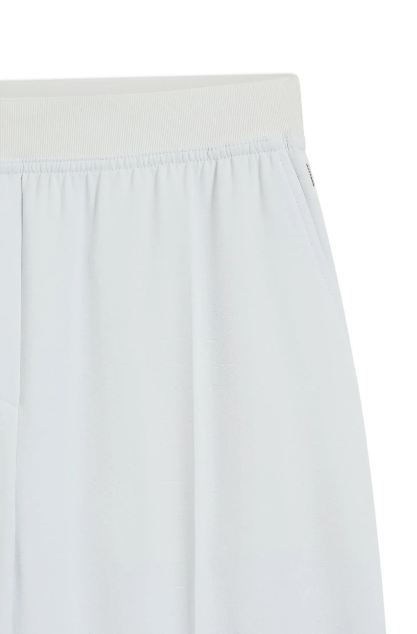 Relaxed-fit trousers in fluid crepe