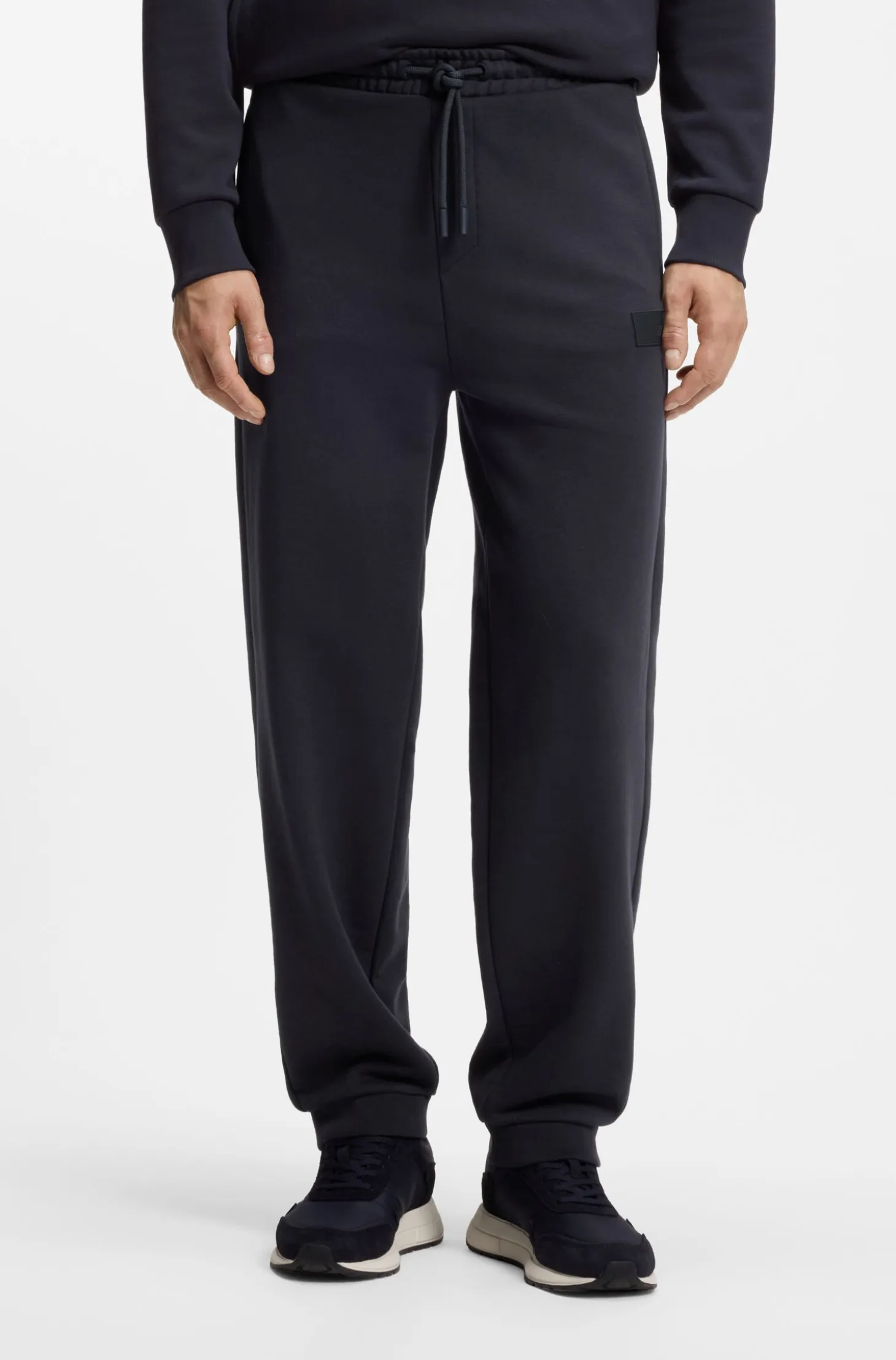 Relaxed-fit trousers in innovative French Terry