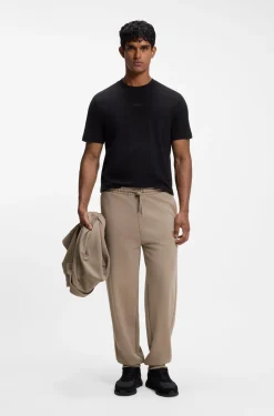 Relaxed-fit trousers in innovative French Terry