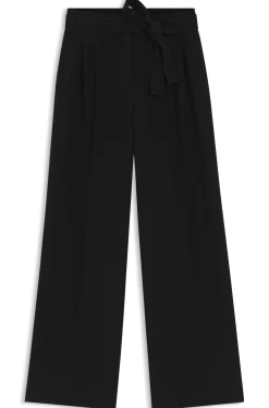 Relaxed-fit trousers in Japanese crepe