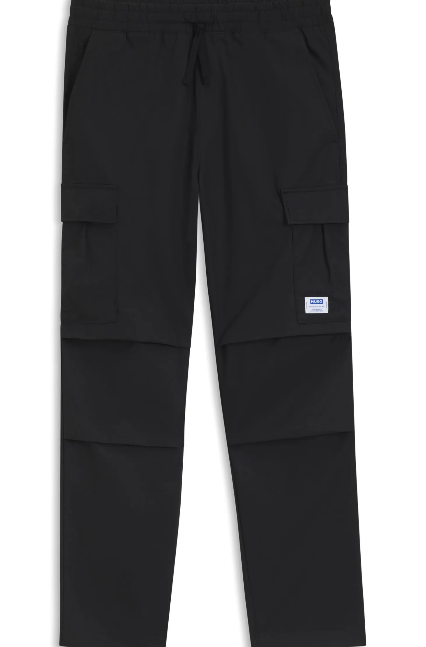 Relaxed-fit trousers in ripstop fabric