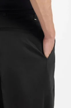 Relaxed-fit trousers in stretch cotton