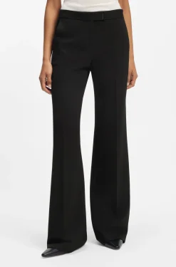 Relaxed-fit trousers in stretch jersey