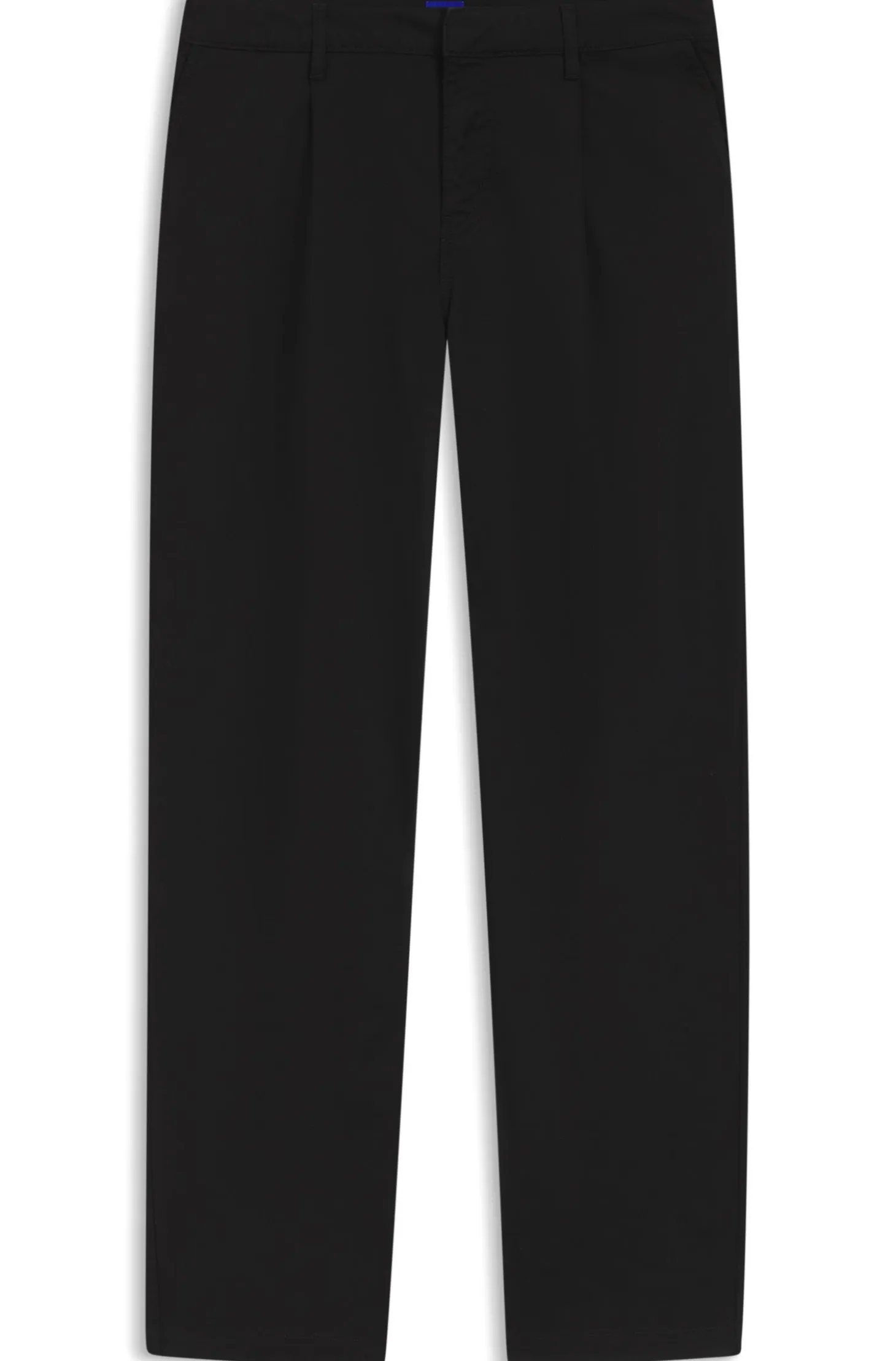 Relaxed-fit trousers in stretch-cotton twill