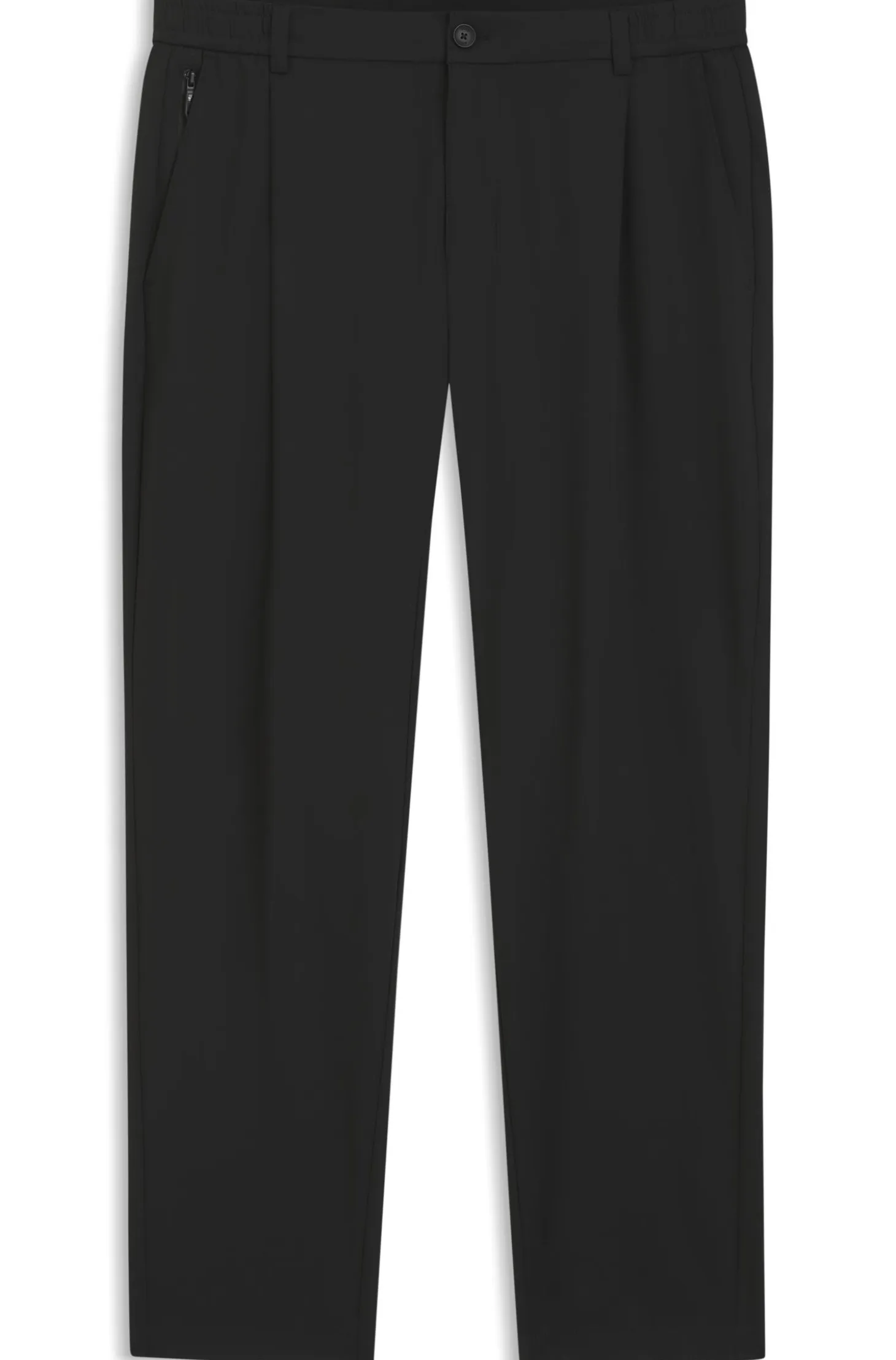 Relaxed-fit trousers with front pleats