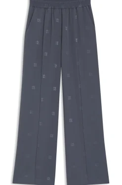 Relaxed-fit trousers with stacked logos