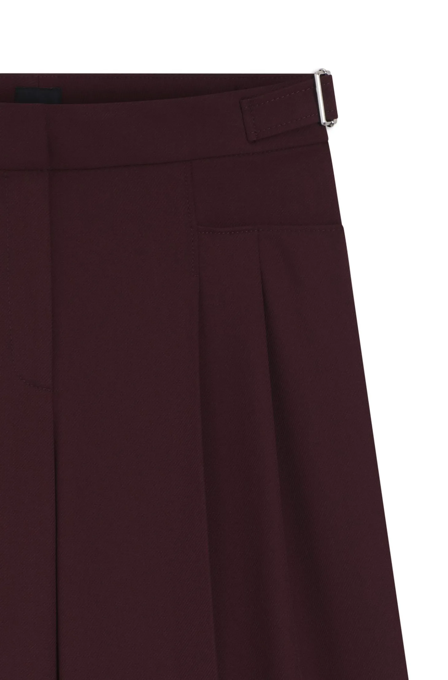 Relaxed-fit trousers with wide leg