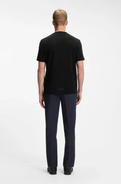 Relaxed-fit T-shirt in a stretch-cotton blend