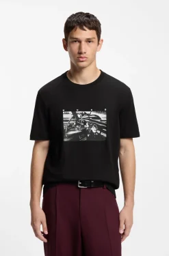 Relaxed-fit T-shirt in cotton with graphic print