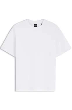 Relaxed-fit T-shirt in mercerised cotton