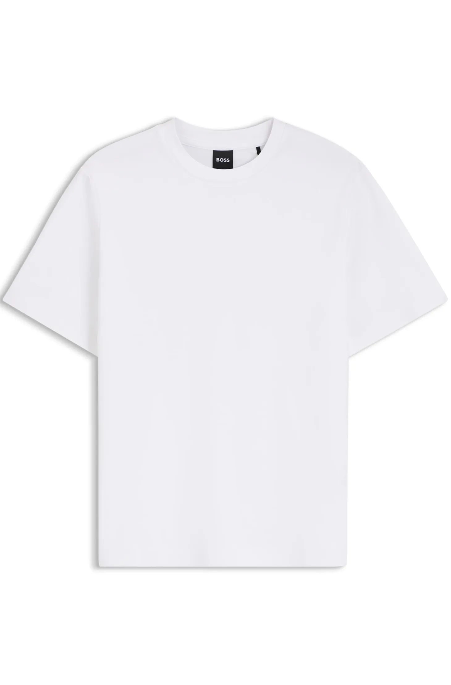 Relaxed-fit T-shirt in mercerised cotton