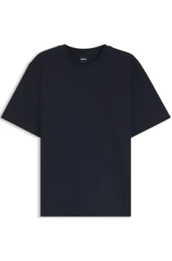 Relaxed-fit T-shirt in mercerised cotton