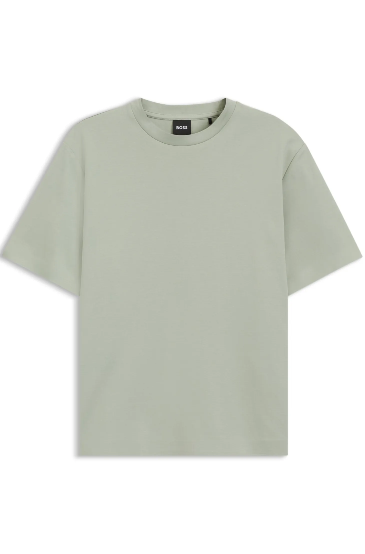 Relaxed-fit T-shirt in mercerised cotton
