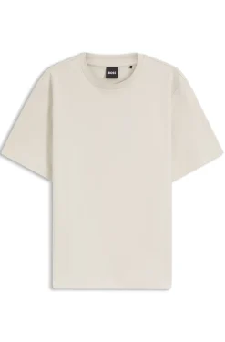 Relaxed-fit T-shirt in mercerised cotton