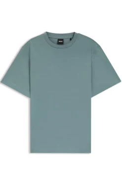 Relaxed-fit T-shirt in mercerised cotton
