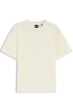 Relaxed-fit T-shirt in mercerised cotton