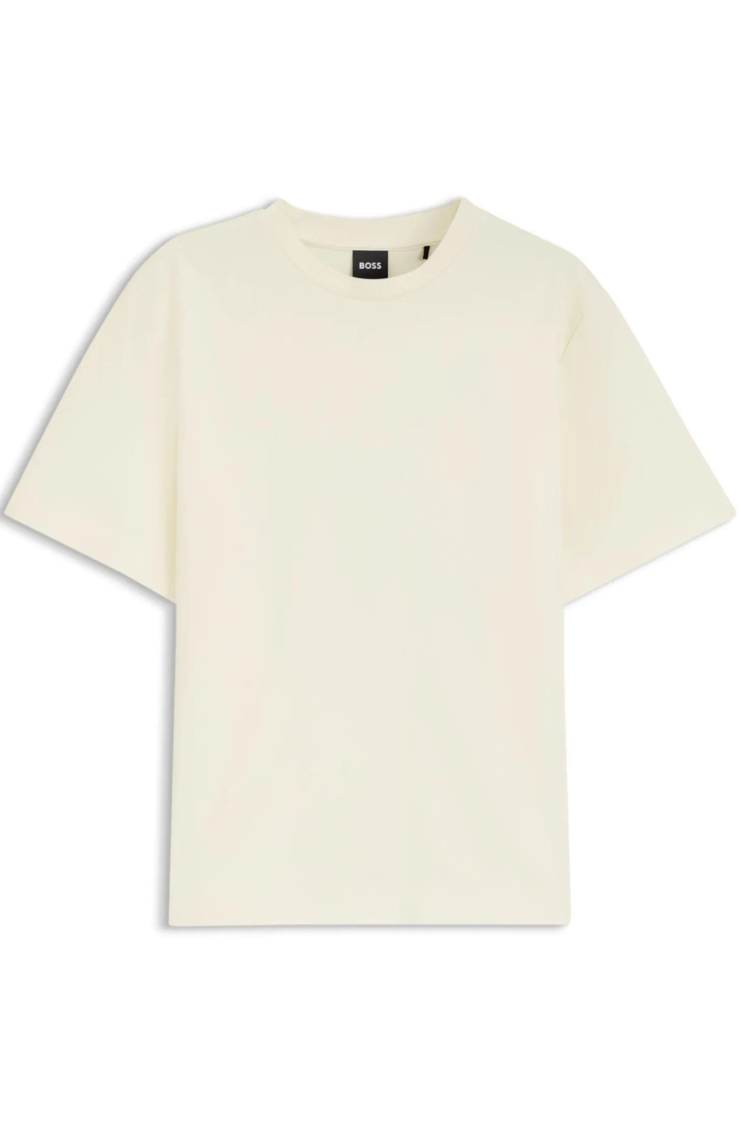 Relaxed-fit T-shirt in mercerised cotton
