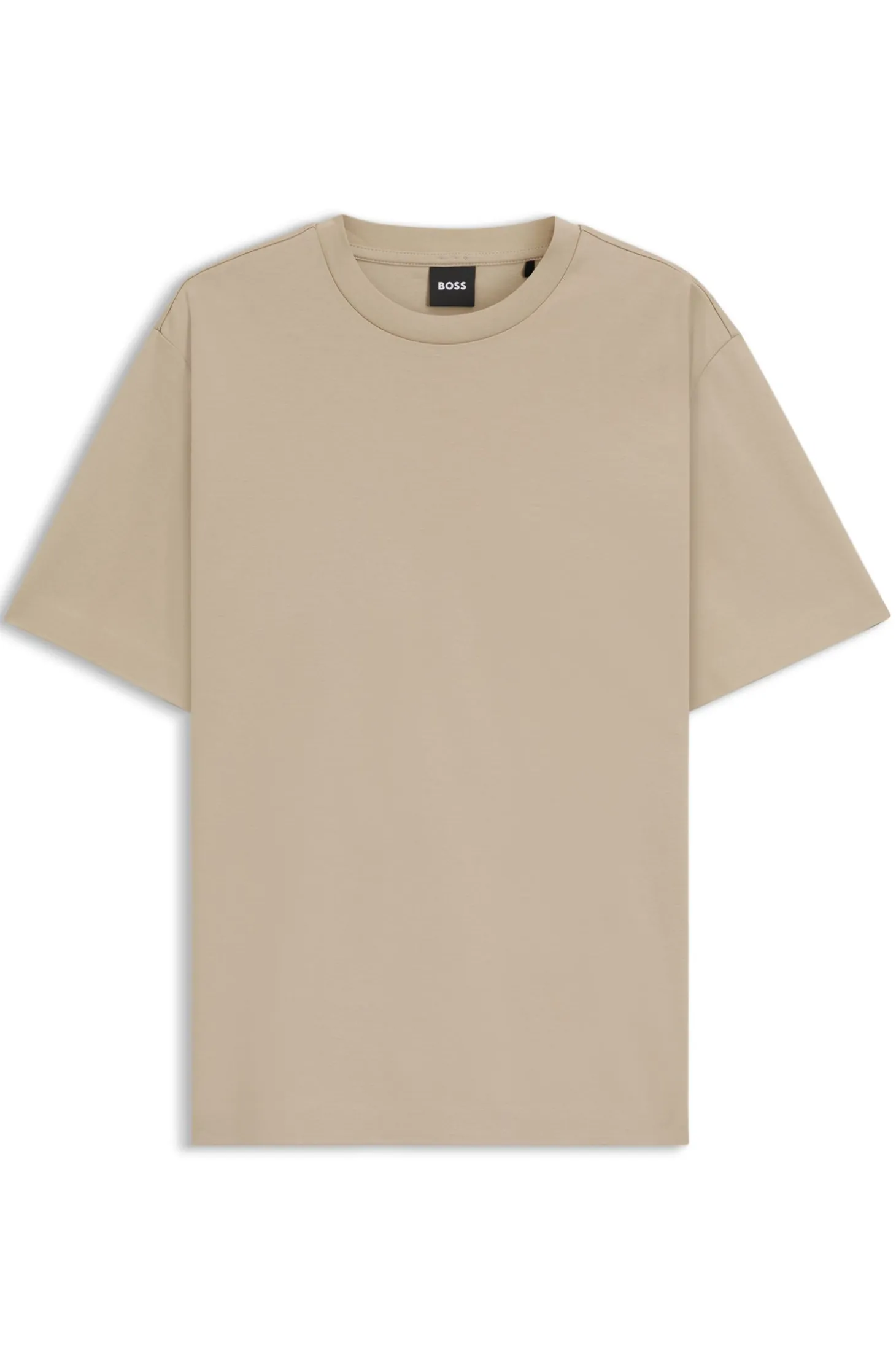 Relaxed-fit T-shirt in mercerised cotton