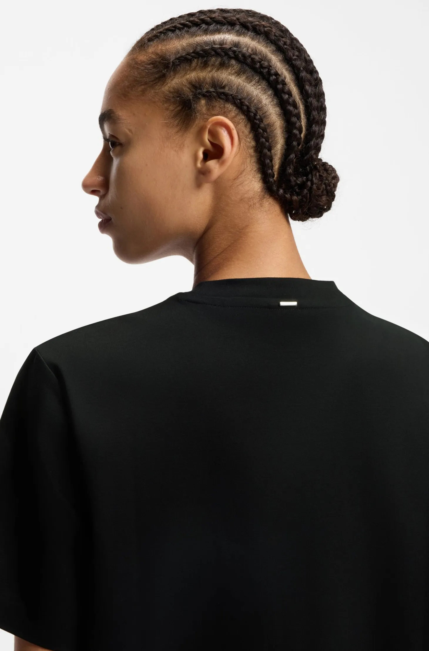 Relaxed-fit T-shirt in mercerised cotton
