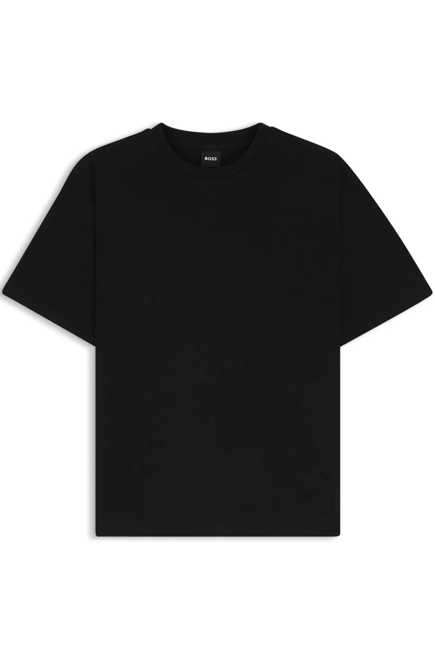 Relaxed-fit T-shirt in mercerised cotton