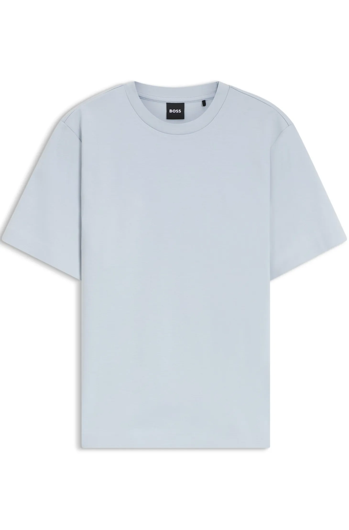 Relaxed-fit T-shirt in mercerised cotton