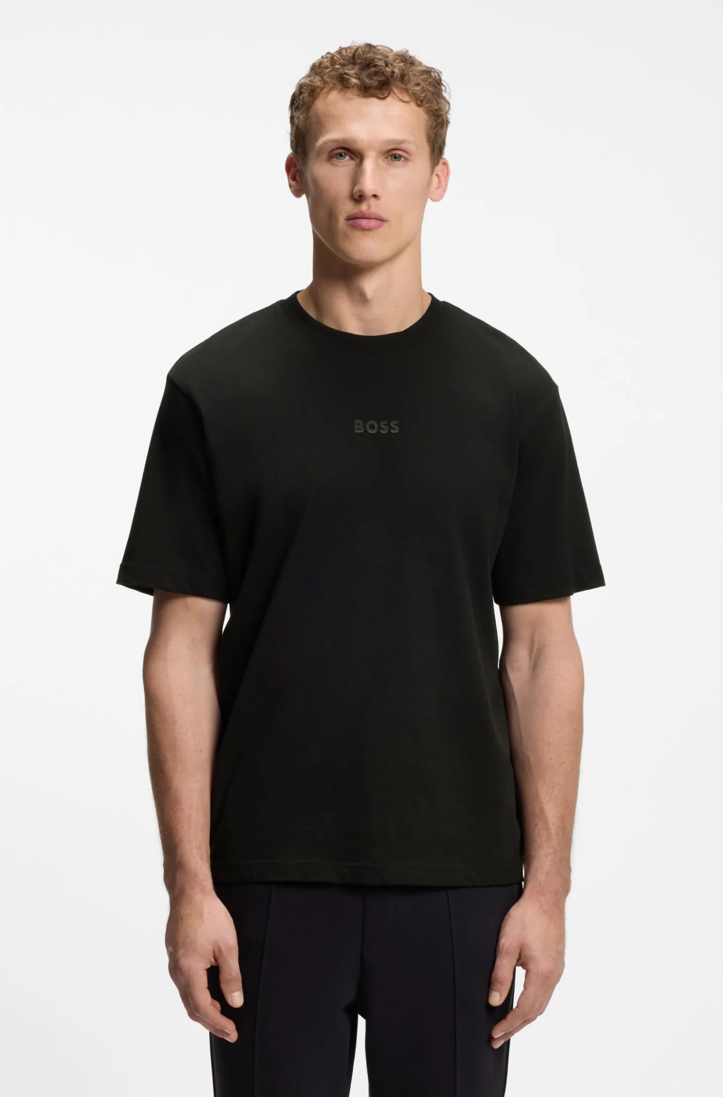 Relaxed-fit T-shirt in premium cotton jersey