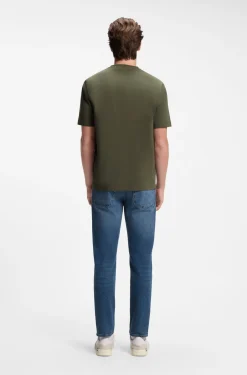 Relaxed-fit T-shirt with a layered logo print